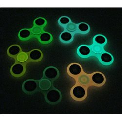 Hand Finger Spinner Toy Hand Spinner Glow In The Dark Fluorescence Random color