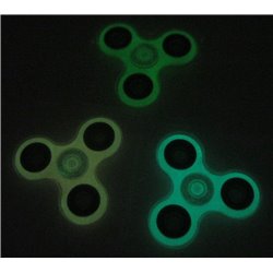 Hand Finger Spinner Toy Hand Spinner Glow In The Dark Fluorescence Random color