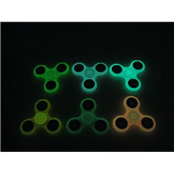 Hand Finger Spinner Toy Hand Spinner Glow In The Dark Fluorescence Random color