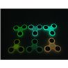 Hand Finger Spinner Toy Hand Spinner Glow In The Dark Fluorescence Random color