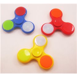 LED Light-UP Finger Hand Spinner Ultra Fast Toy Gift Hand Focus in Random color