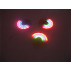 LED Light-UP Finger Hand Spinner Ultra Fast Toy Gift Hand Focus in Random color