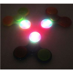 LED Light-UP Finger Hand Spinner Ultra Fast Toy Gift Hand Focus in Random color