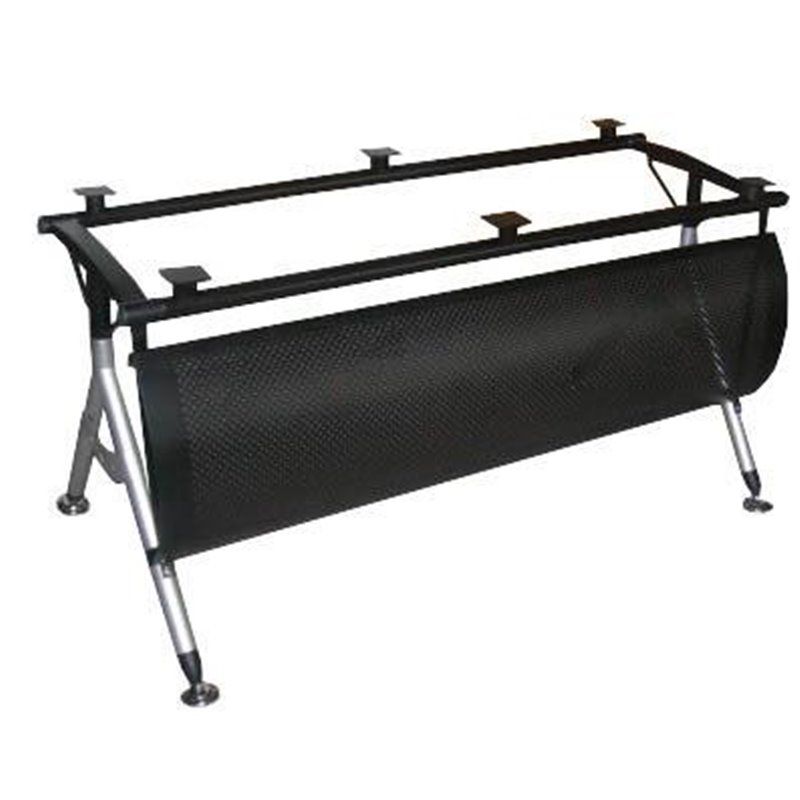 Office Desk Manager Table Metal Rack with black mesh panel