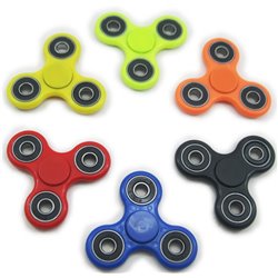 Tri Fidget Hand Finger Spinner Toy Hand Spinner regular color in Random