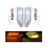 HnF shop 2pc/pack Yellow Soft LED Bulbs Tape Stick On For Car Side Mirror Turn Signal Indicator Light