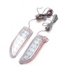 HnF shop 2pc/pack Yellow Soft LED Bulbs Tape Stick On For Car Side Mirror Turn Signal Indicator Light