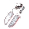 HnF shop 2pc/pack Yellow Soft LED Bulbs Tape Stick On For Car Side Mirror Turn Signal Indicator Light