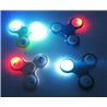 LED Light-UP Flash Tri-LED Finger Hand Spinner w/ switch Toy Gift Random color