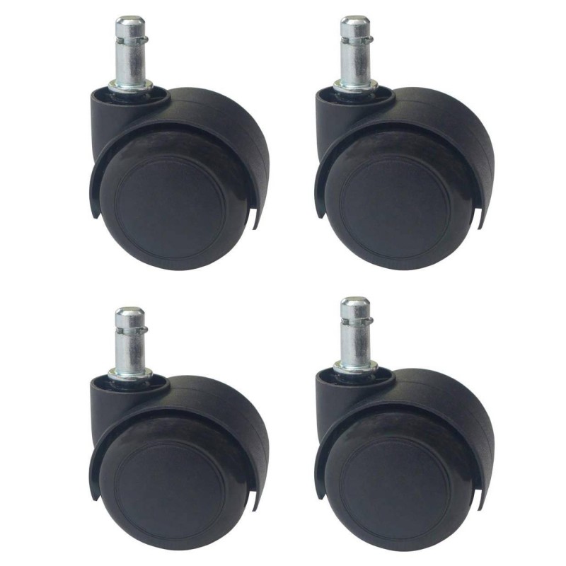 Soft PU Cover, Hard Nylon, Universal Replacement Castors, M11 Stem