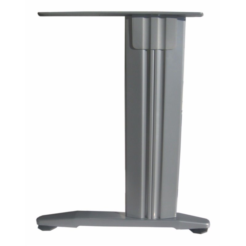 2pc/set H style Gray metal table legs w/ cover cable management raceway for Desk