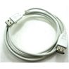 6ft Beige USB 2.0 A male plug to A Female Data transfer Cable extension cord