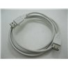 6ft Beige USB 2.0 A male plug to A Female Data transfer Cable extension cord