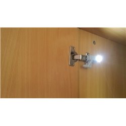 SMD-3528 LED Light lamp attached on Hinges of Kitchen Wardrobe Cabinet door