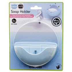 2 piece of Self Adhesive reusable Damage free Self-Adhesive Soap Holder tray