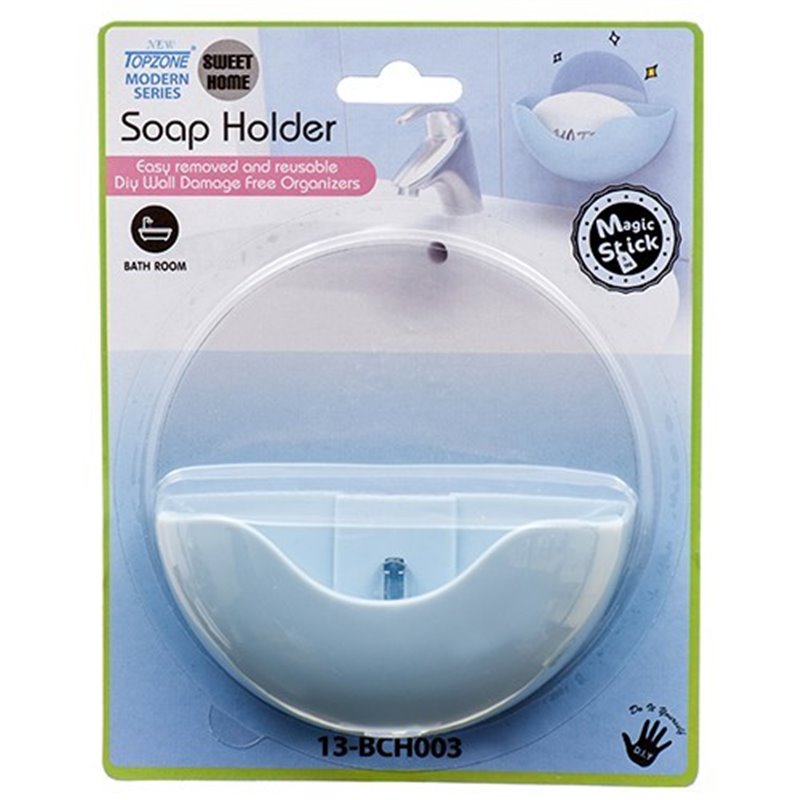 2 piece of Self Adhesive reusable Damage free Self-Adhesive Soap Holder tray