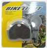 BLACK BICYCLE FRONT 6-LED HEAD LIGHT BIKE FLASHLIGHT TORCHES w/HOLDER