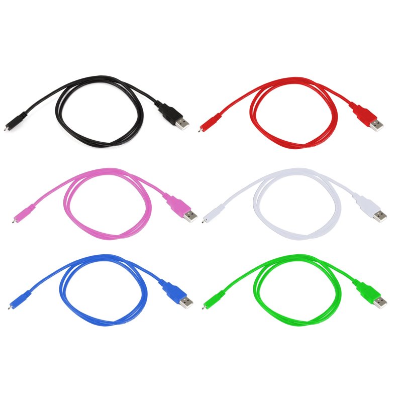 1pc of 3 ft Colorful USB 2.0 A male to Micro B male 5 pin Charging Data sync Cable cord for Android Phone
