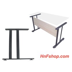 2pc/set H style black metal table legs for home/office desk, legs only