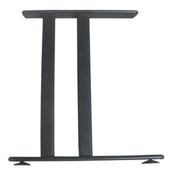 2pc/set H style black metal table legs for home/office desk, legs only