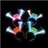 12/pk Flashing Fiberoptic Happy New Year Headband