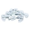 20 Pcs/pk Clear Transparent Plastic Shelf Support Pin Peg Cabinet Book Shelves