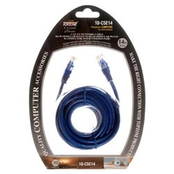 14 Ft Cat 5 E Ethernet LAN Network Cable with RJ-45 modular plugs