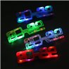 12/pk Light Up New Year Party supplies 2022 Sunglasses Glasses Glowing Eyes Led Shades