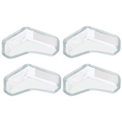 4pc/Pack Soft Clear Table Desk Edge Corner Baby Safety Cushion Protector Guard Cover