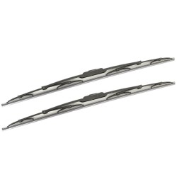 2/pk All Season Auto Cars Trucks Windshield Wiper Blade Beam 24 inches
