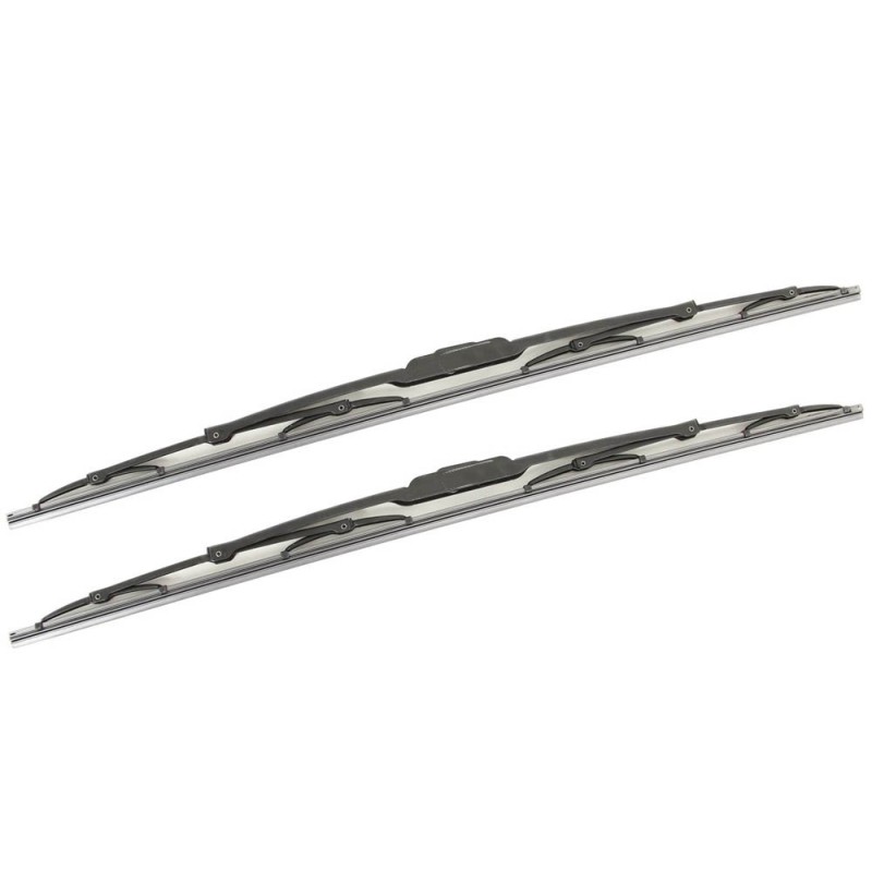 2/pk All Season Auto Cars Trucks Windshield Wiper Blade Beam 24 inches