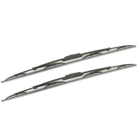 2/pk All Season Auto Cars Trucks Windshield Wiper Blade Beam 24 inches