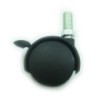 Dia 1.5inches (35mm) furniture swivel caster/wheel with brake & threaded stem