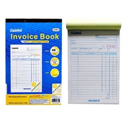 INVOICE Receipt Record BOOK 2-Part 50-Set Numbered Original Duplicate Carbonless