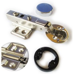 Dia 1"/26mm Hole Euro Hydraulic Soft Close Hinge for Cabinet Glass Door
