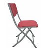 Folding Chairs Meeting Steel Fabric Padded Seats