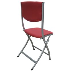 Folding Chairs Meeting Steel Fabric Padded Seats