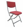 Folding Chairs Meeting Steel Fabric Padded Seats