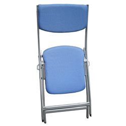 Folding Chairs Meeting Steel Fabric Padded Seats