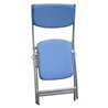 Folding Chairs Meeting Steel Fabric Padded Seats