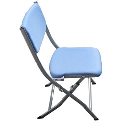 Folding Chairs Meeting Steel Fabric Padded Seats