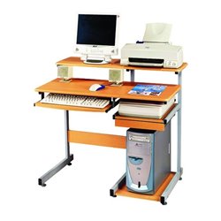 MDF with PVC veneer Computer Table Desk