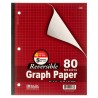 HnFshop 4/pk 80 Ct. 8.5" X 11" Reversible 4"/5" Quad Ruled Notebook in Assorted Color