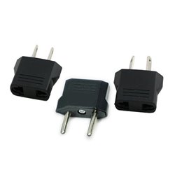 3/pk EU/AU/AS/AF/US 2 prong Power outlet converter Plug World Travel Adapter Kit