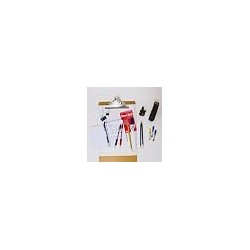BAZIC Ballpoint Pen Spencer Red Retractable Pen Soft Barrel Grip Pens, 1.0 mm Bold Point Smooth Writing, for Office School Teach