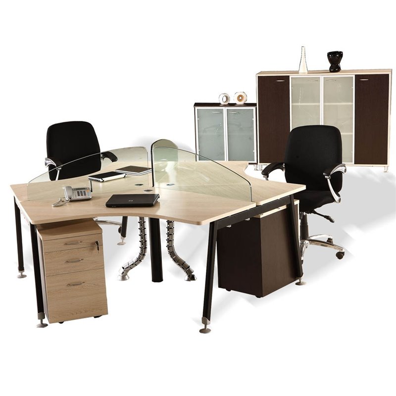 Office Workstation for 3 person seat