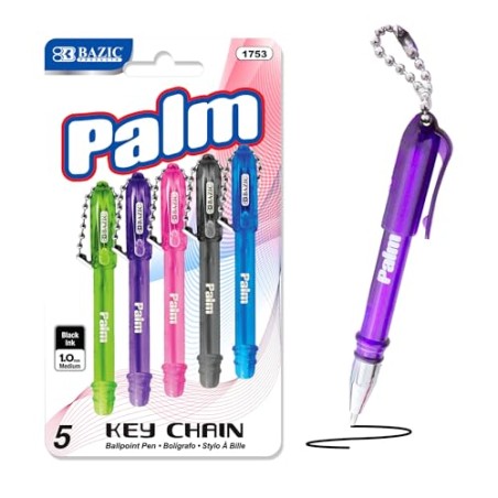 1.0 mm medium, Key chain + pocket clip, Compact for bags, Lanyards, Travel, For school and office use