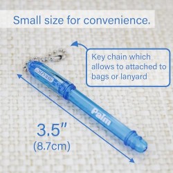 1.0 mm medium, Key chain + pocket clip, Compact for bags, Lanyards, Travel, For school and office use