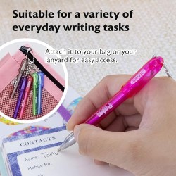 1.0 mm medium, Key chain + pocket clip, Compact for bags, Lanyards, Travel, For school and office use