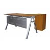 L shape Office Desk with metal rack, customized size as request